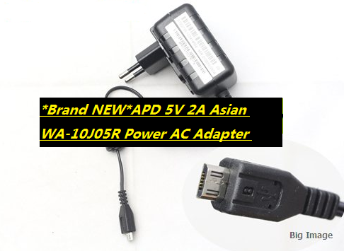 *Brand NEW*APD 5V 2A Asian WA-10J05R Power AC Adapter
